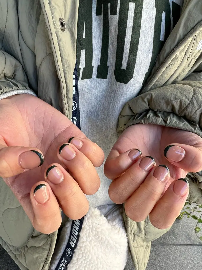 ネイル ハンドネイル なぽ ❤︎長さだし / 韓国nailのネイルデザイン