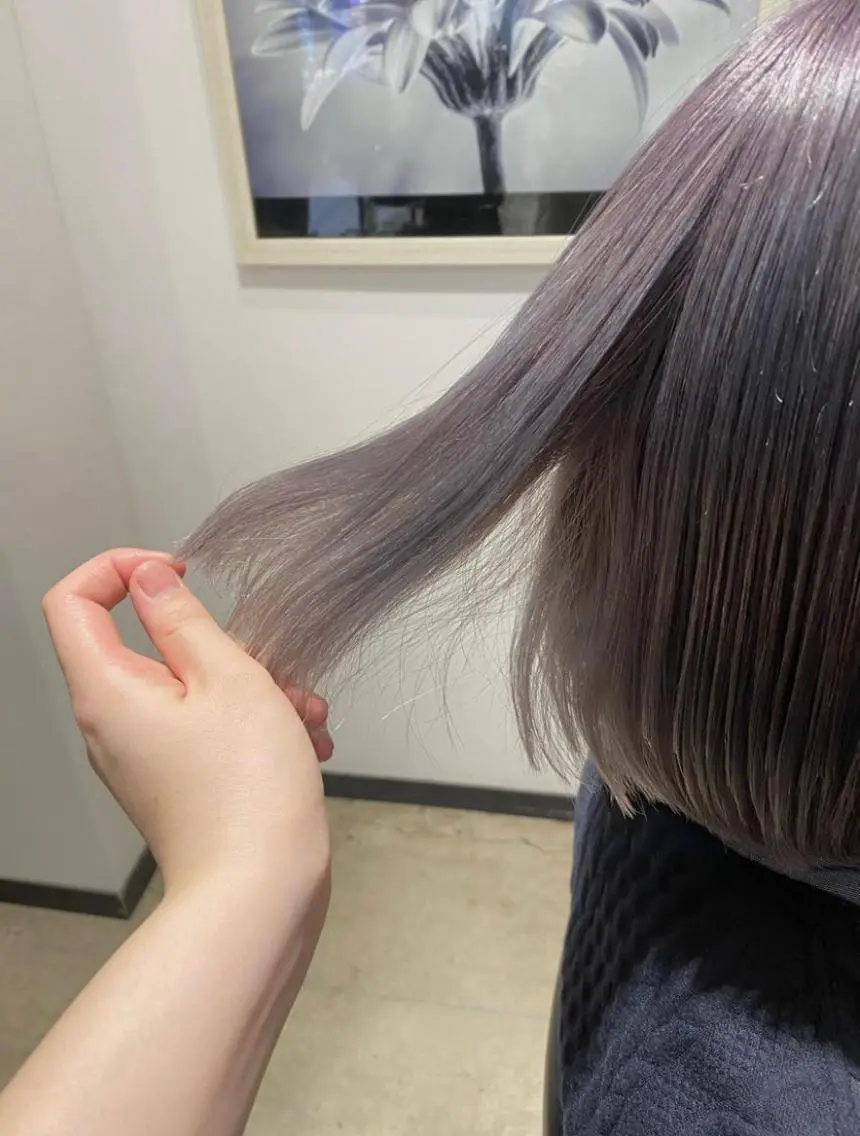 ミディアム カラー 暖色艶カラー♥️ nagi♥️のヘアスタイル