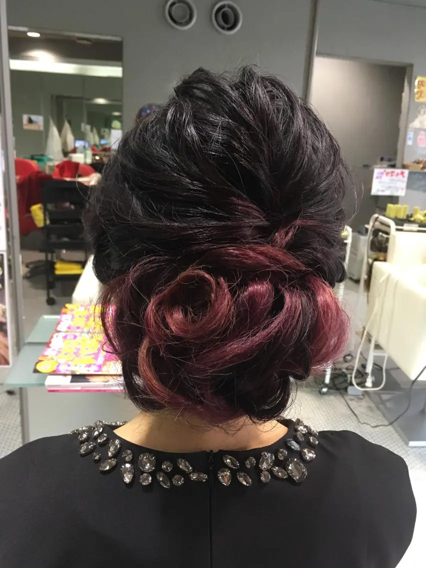 ヘアアレンジ 中江 麻友のヘアスタイル