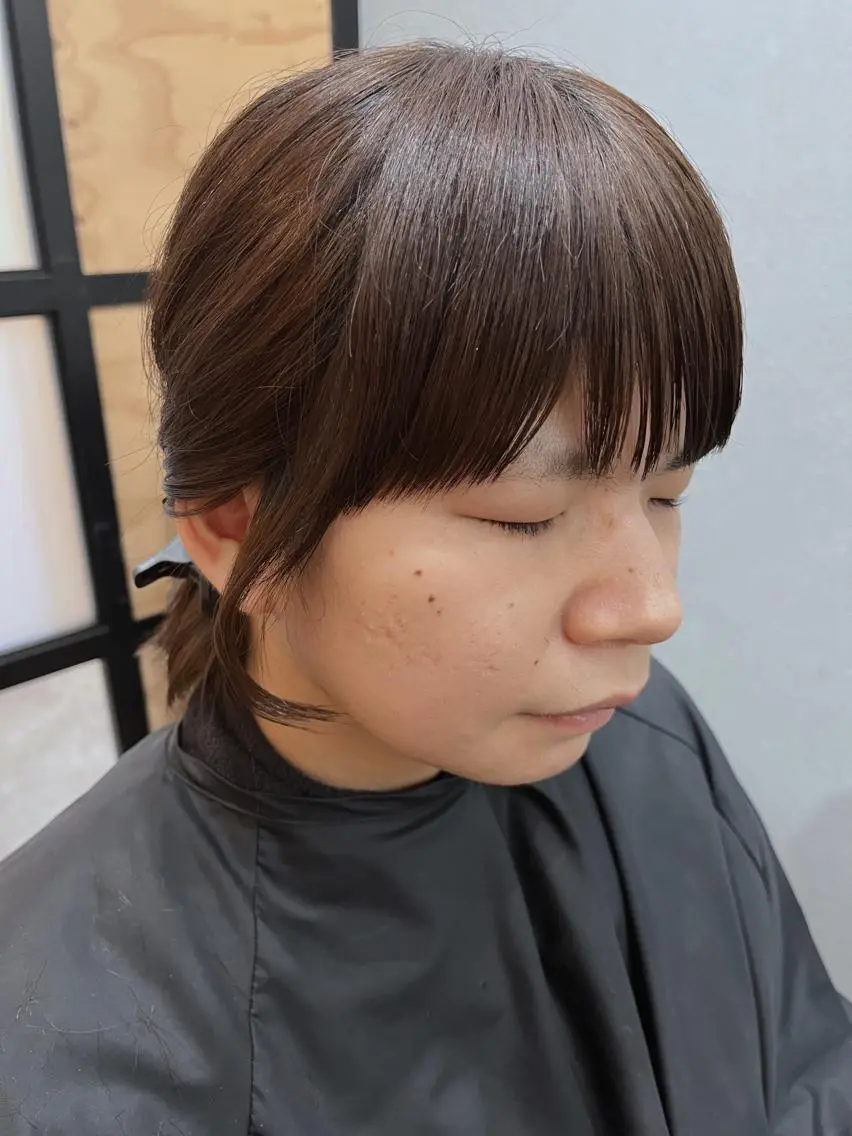 セミロング カラー パーマ ヘアアレンジ メンズ キッズ ネイル マツエク・マツパ アイブロウ メンズブリーチ メンズハイライト メンズインナーカラー メンズ韓国風 ブリーチ 久木原 ゆりのヘアスタイル