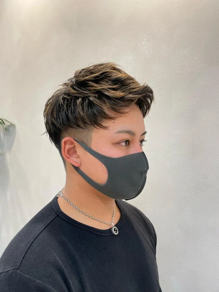 メンズ 表参道レイヤーカット 髪質改善山岸季生のヘアスタイル