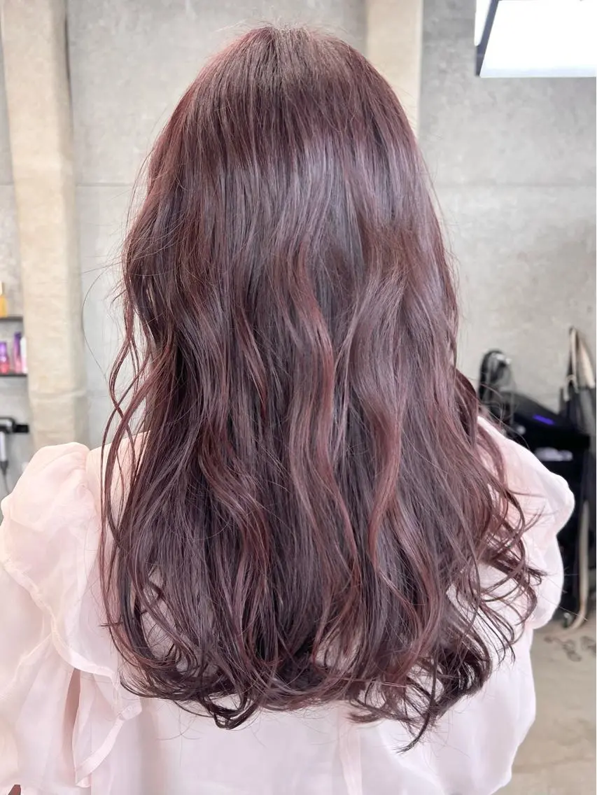 ロング カット ヘアカラー トリートメント ♡HARUKA/縮毛 /髪質改善/BOBのヘアスタイル