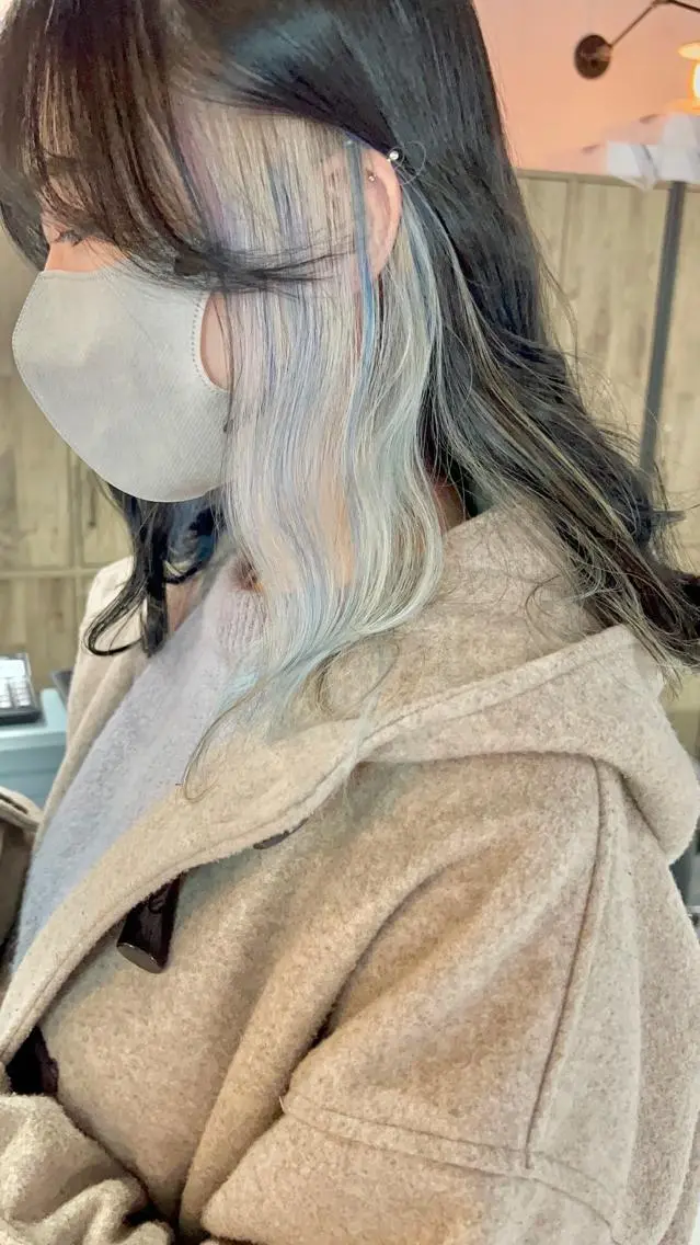 ミディアム カット ヘアカラー amie三宮 NAKANOのヘアスタイル
