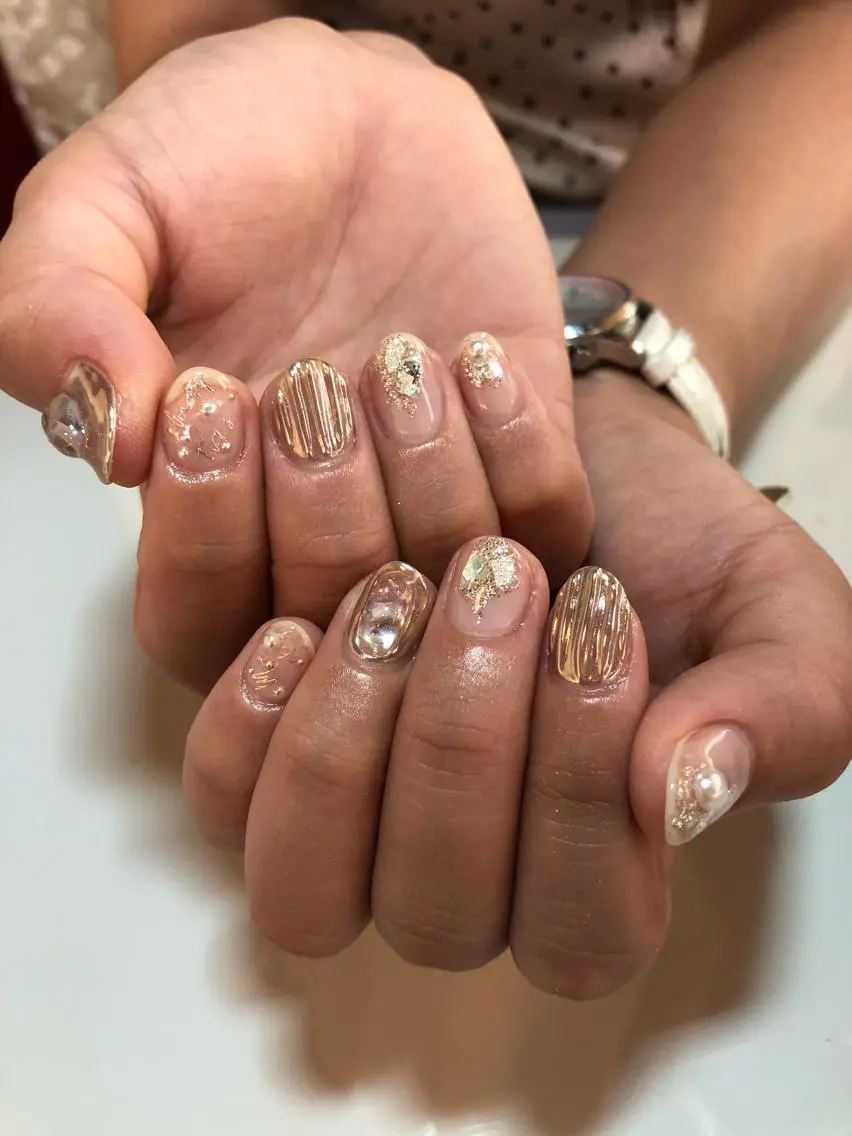 ネイル ミラーネイル 米田 律子のネイルデザイン