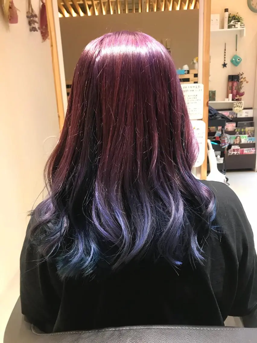 ロング カラー 関口 友行のヘアスタイル