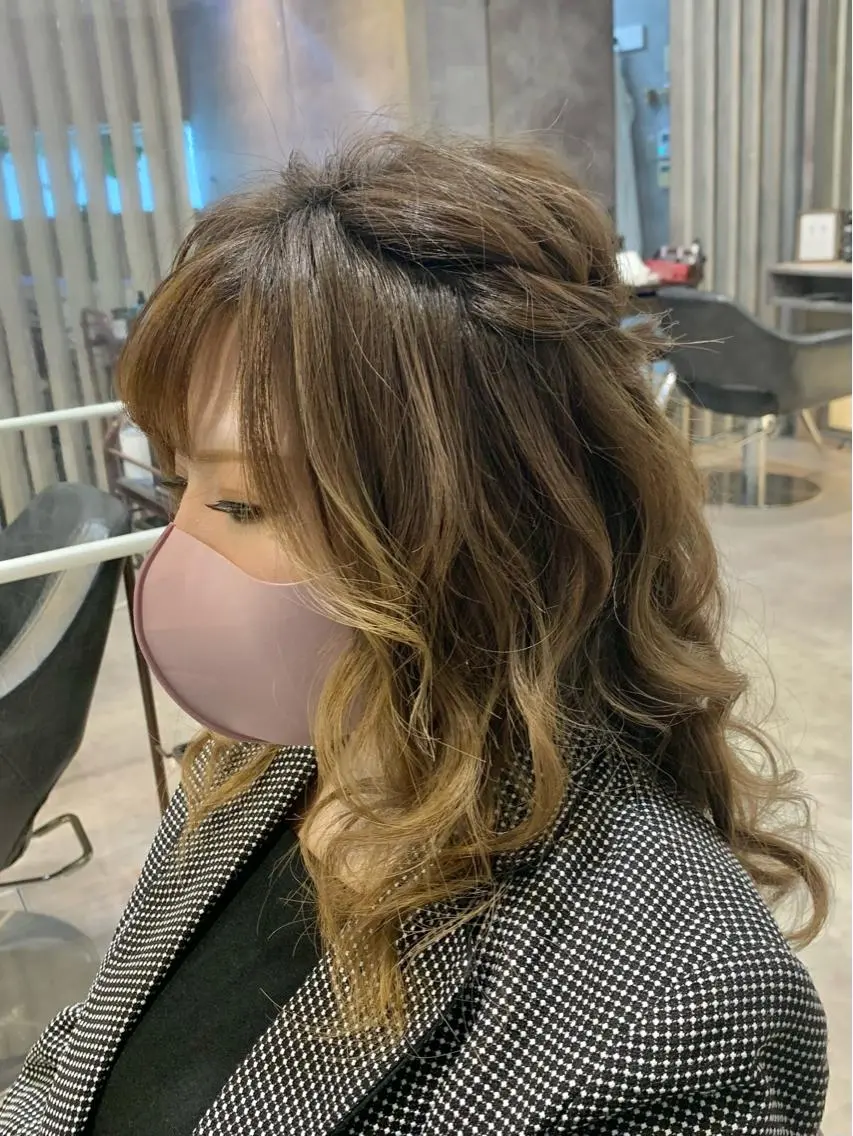 ヘアアレンジ ハーフアップ B E C H I C O〔べち子〕のその他イメージ
