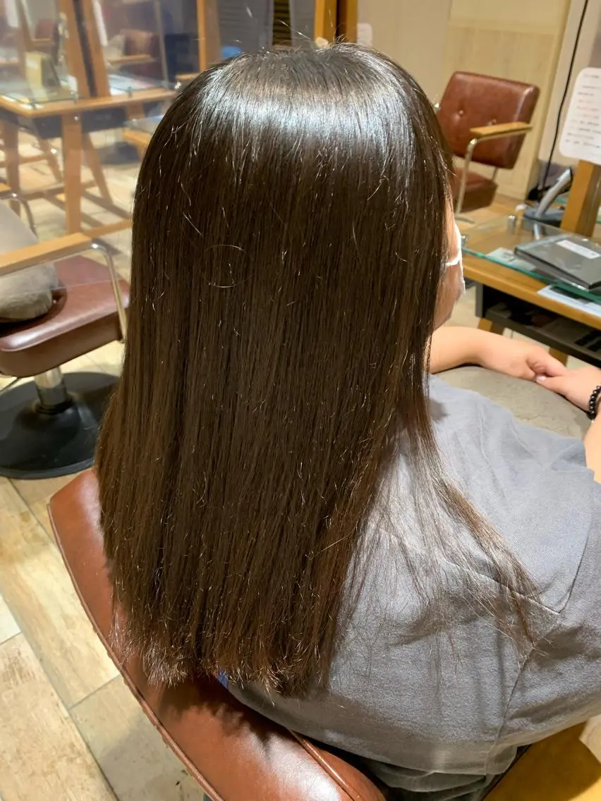 セミロング パーマ 💖クボ モモ💖のヘアスタイル