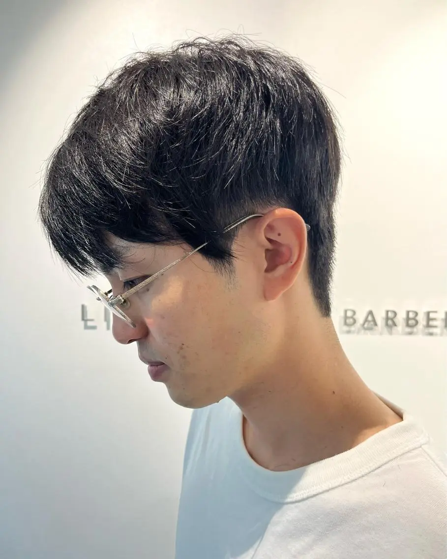 ショート メンズ フェードカット マンバンヘア モヒカン マッシュ メンズショート カット HANA ハナのヘアスタイル