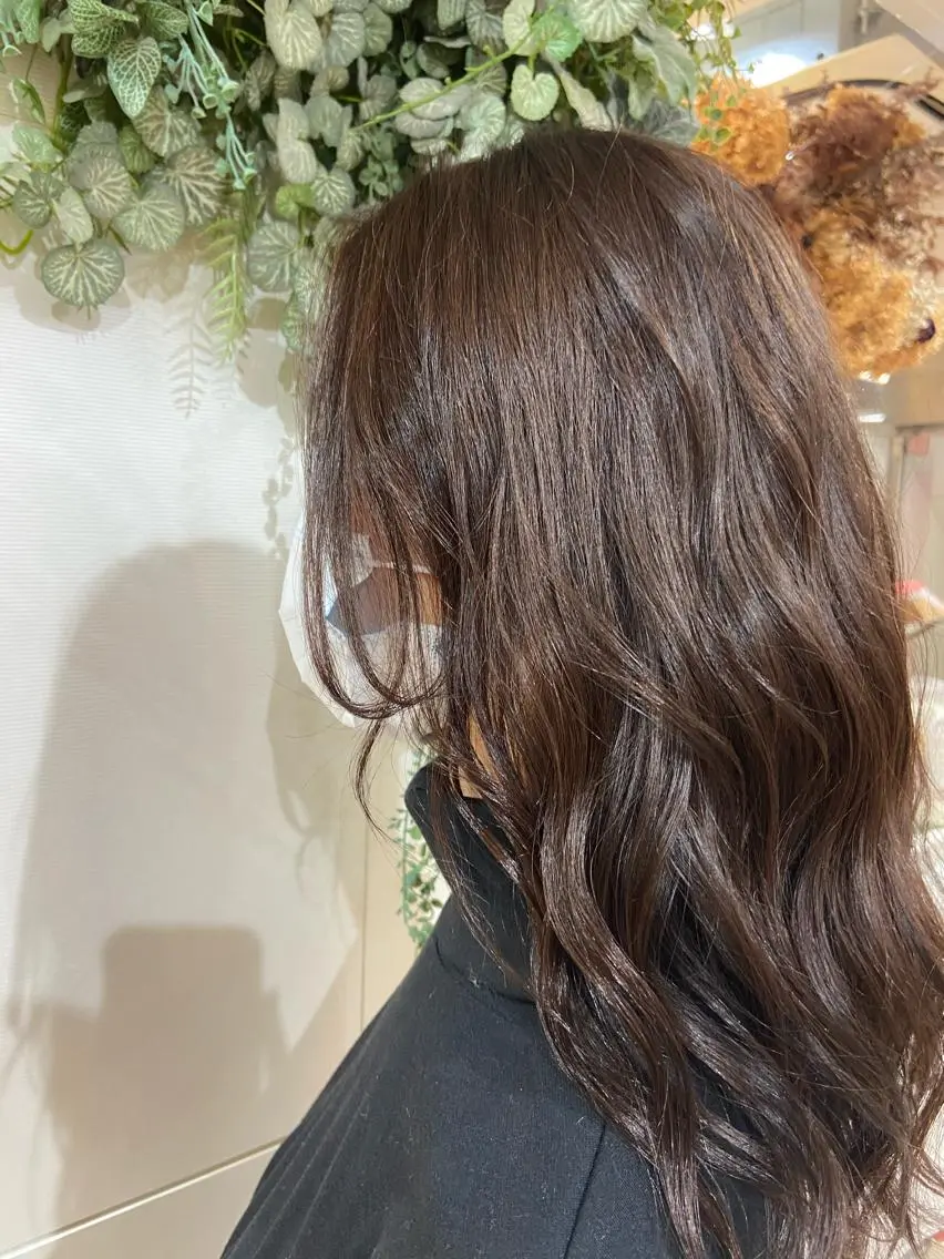 ロング カラー 透明感カラー トリートメント 山下夕月 ショート🫧ボブのヘアスタイル