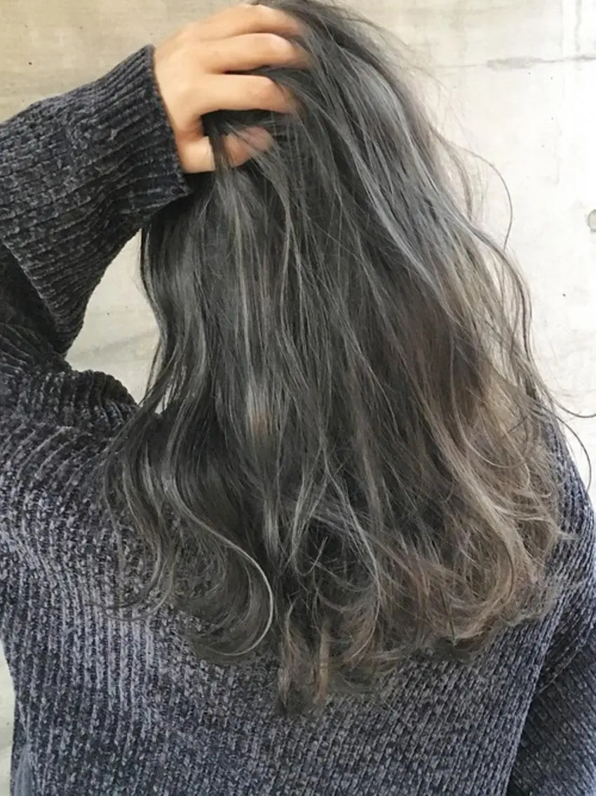 セミロング ヘアカラー トリートメント Orque deux 伊藤丈晴のヘアスタイル