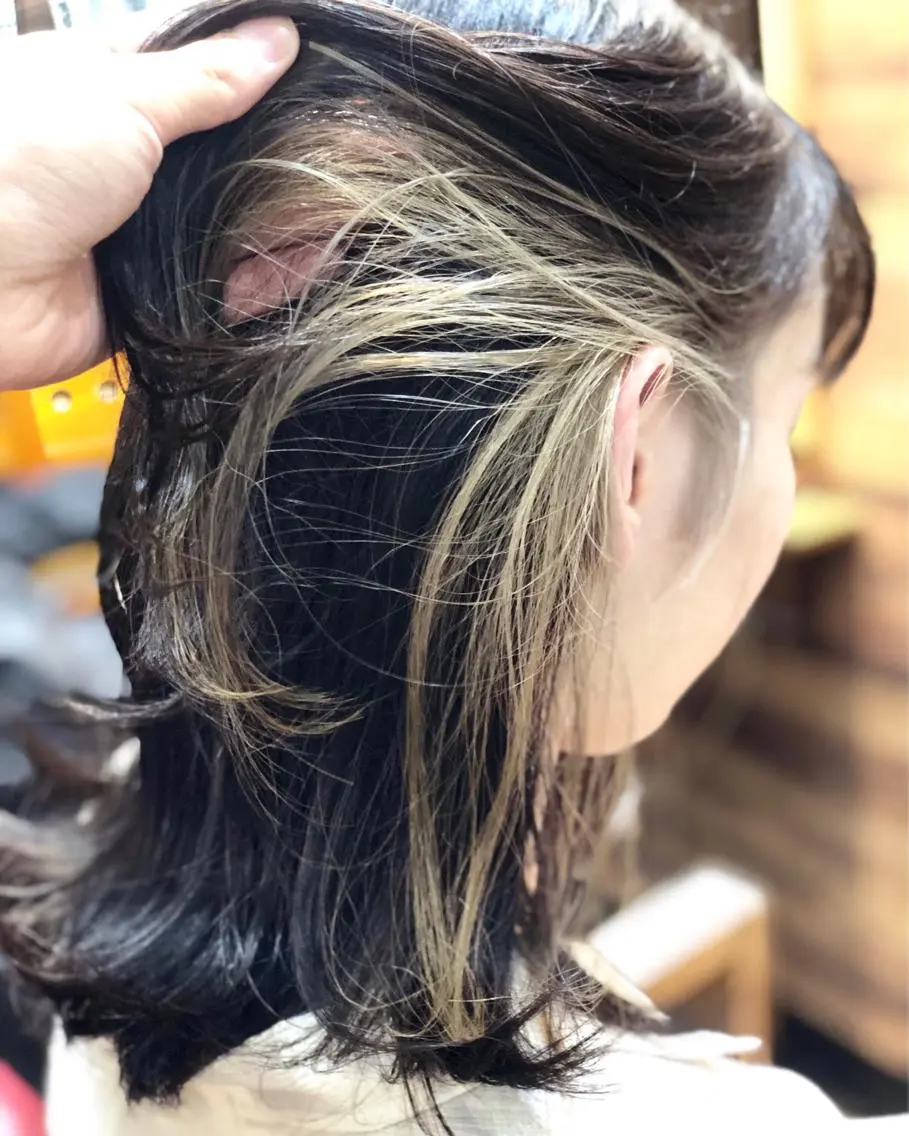 ミディアム カラー ヘアカラー ツイスパ/Wカラー ✨RYUのヘアスタイル