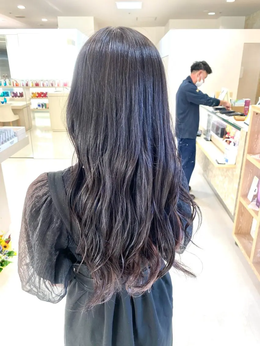 ロング カラー 推し活/韓国/ブリー チカラーminamiのヘアスタイル