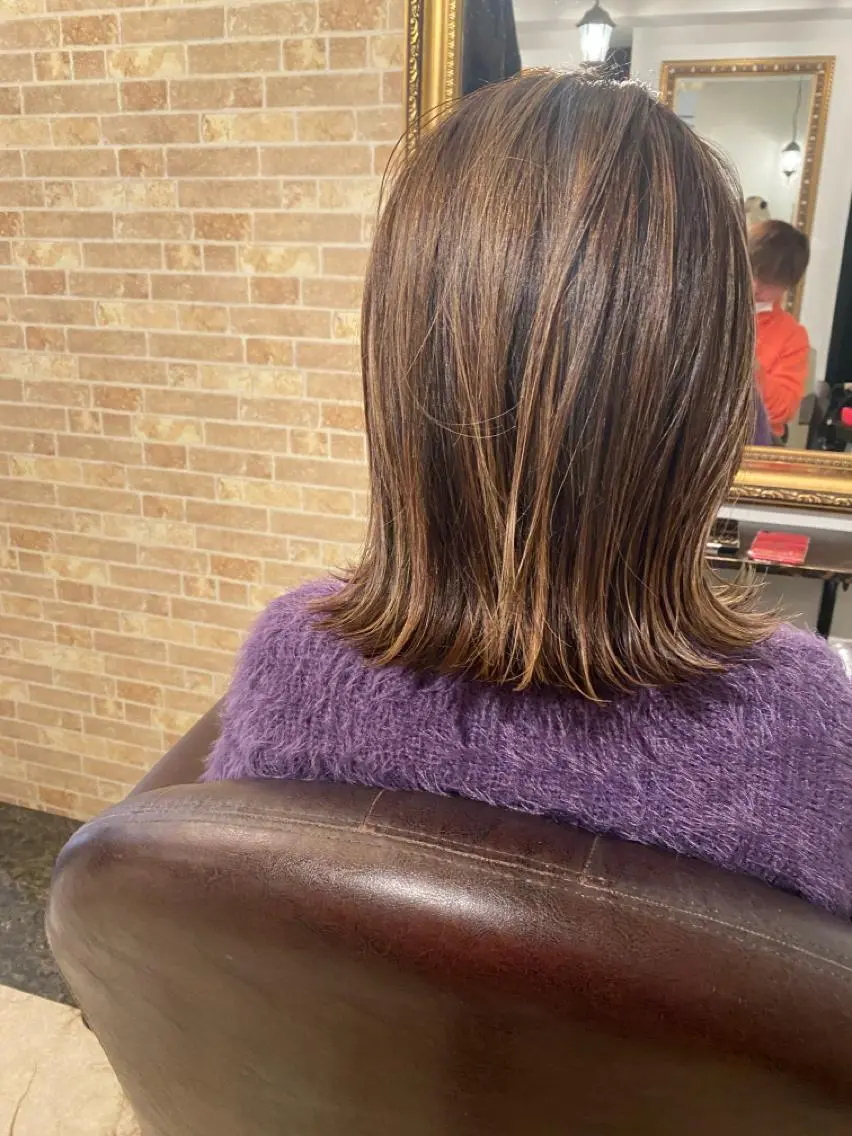 ミディアム 藤田 遼のヘアスタイル
