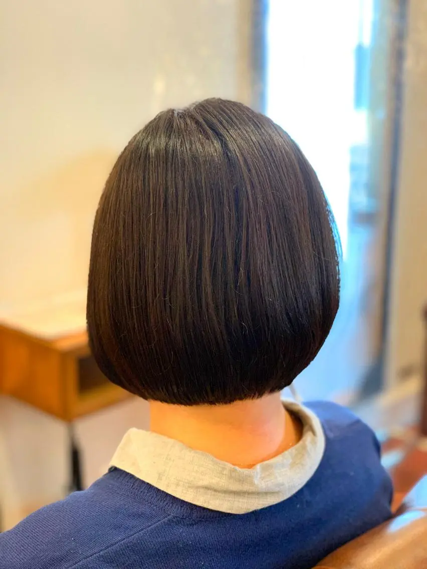 ショート ボブ ヘアカラー トリートメント 青木 大輔のヘアスタイル