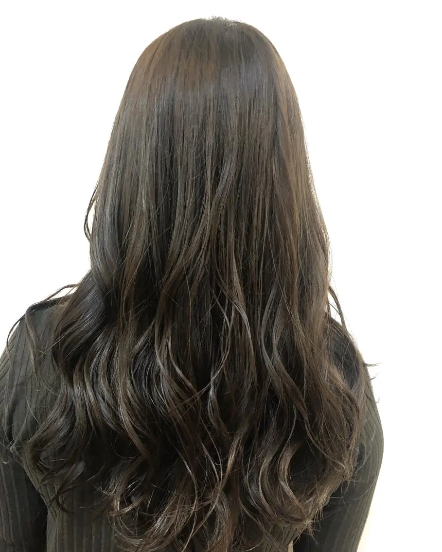 カラー アッシュ ヘアカラー トリートメント ☁️Stylist Karin☁️のヘアスタイル