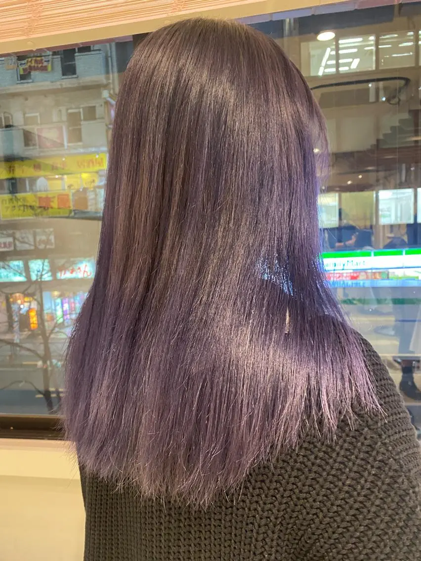 ロング カラー ヘアカラー kawabe maikoのヘアスタイル