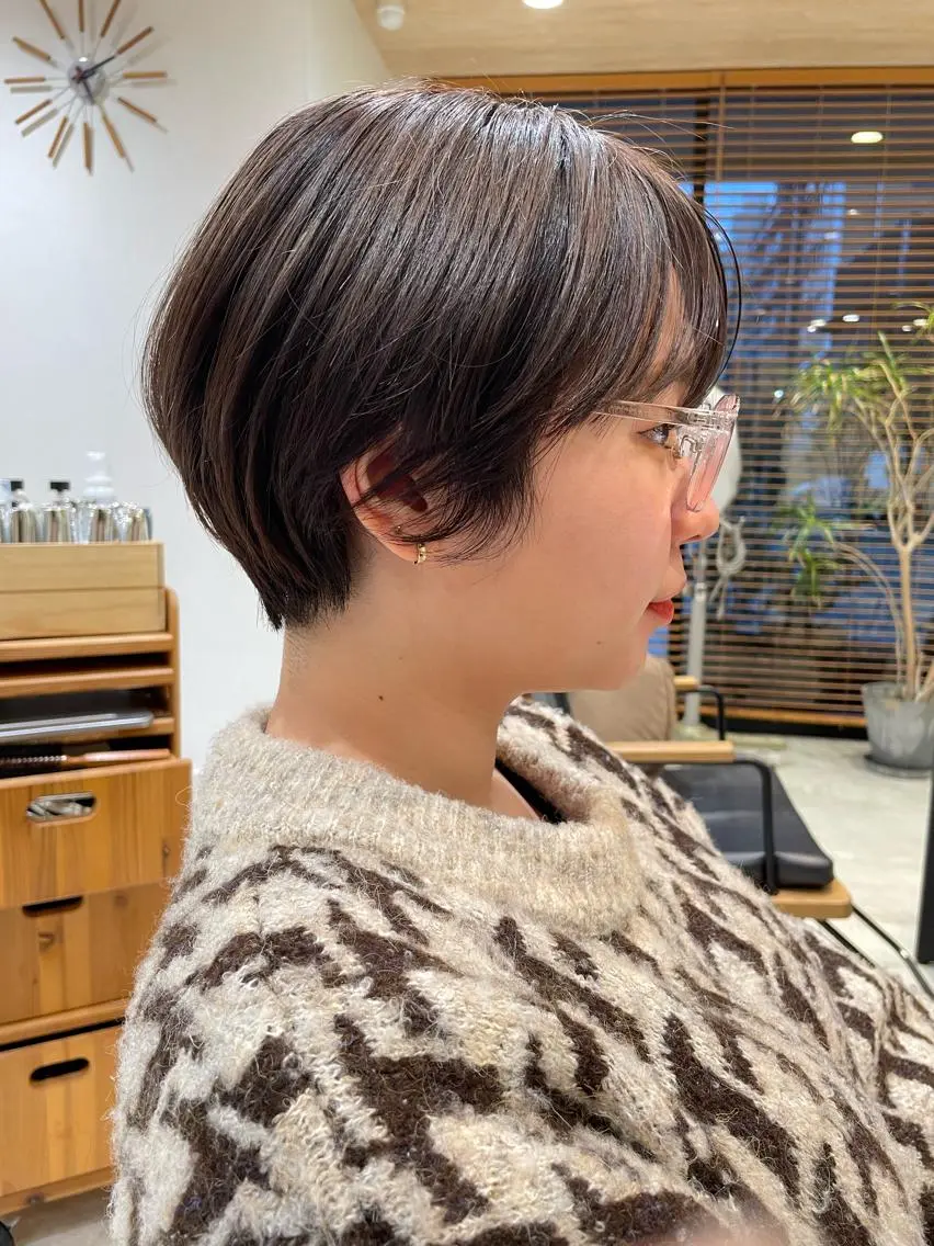 ショート カット 似合わせ レイヤー須川のヘアスタイル