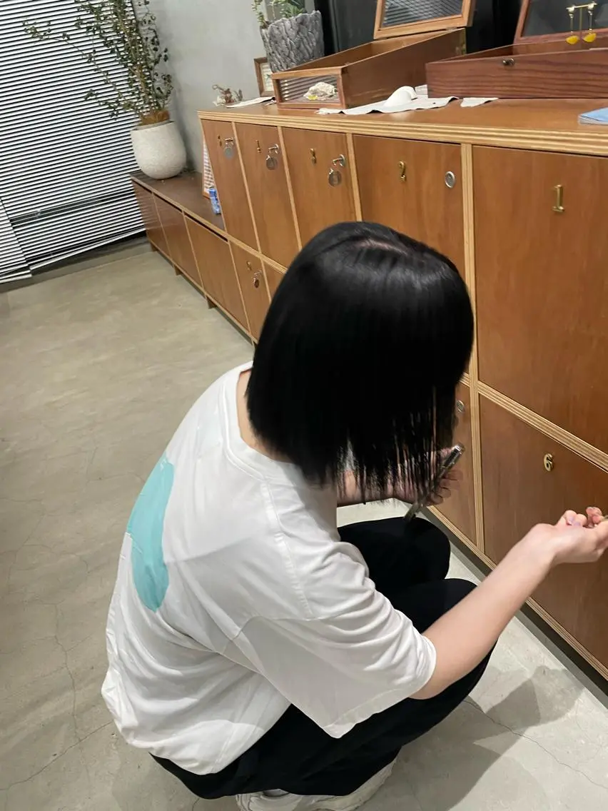 カラー 鶴井 美空のヘアスタイル