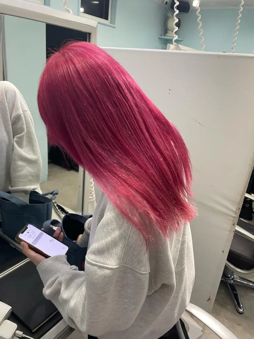 ロング カラー ヘアアレンジ ヘアカラー トリートメント ヘアセット 柔らかカラー/ 縮毛矯正YUTO🧋のヘアスタイル