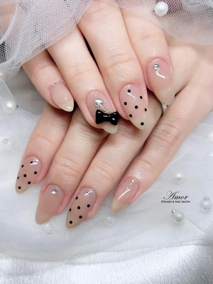 ネイル ドット ワンホンネイル ハンドネイル Nailst ★Rika★のネイルデザイン