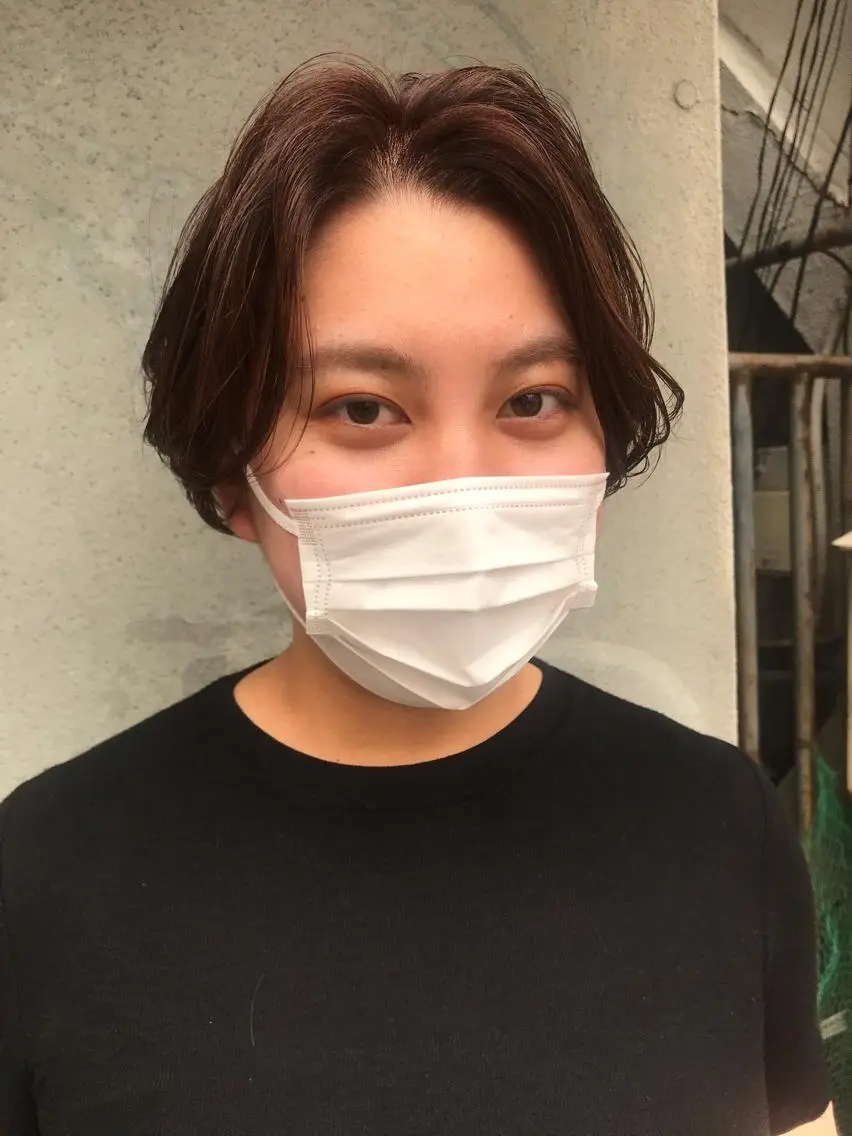 ショート ショートヘア カット ヘアカラー トリートメント ayane⭐️ボブ・ ショート・パーマのヘアスタイル
