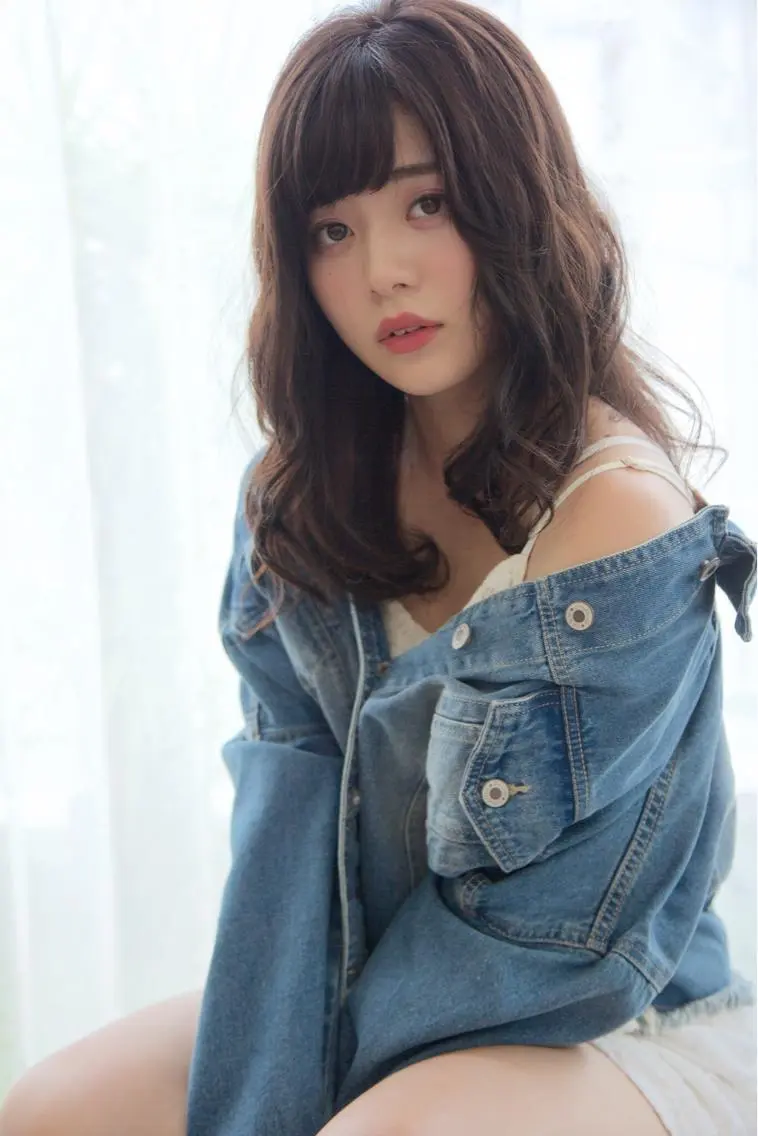 セミロング カット ヘアカラー トリートメント ヘッドスパ ヘアセット yoshi ☆のヘアスタイル