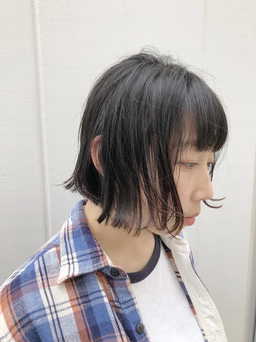ショート カラー ノグチ ユウキ/ボブのヘアスタイル