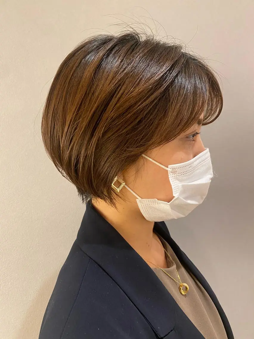 ショート unopulir 景山 凌のヘアスタイル