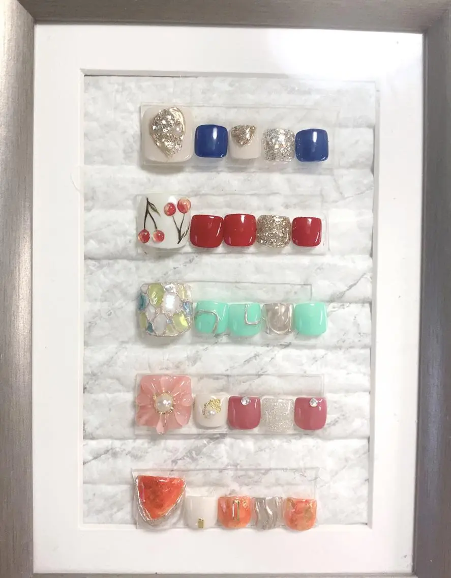 ネイル アートネイル フットネイル yochi nailのネイルデザイン