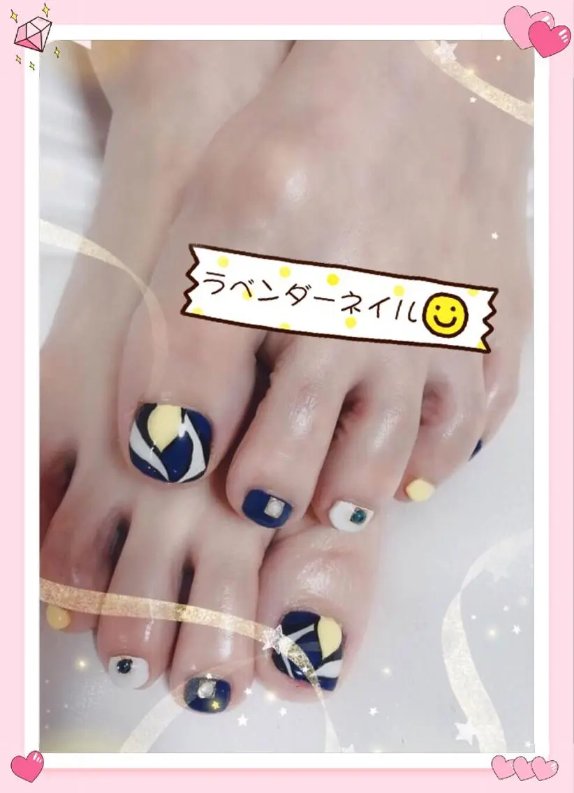 ネイル ラベンダー💖日暮里 ルル💖ネイルのネイルデザイン
