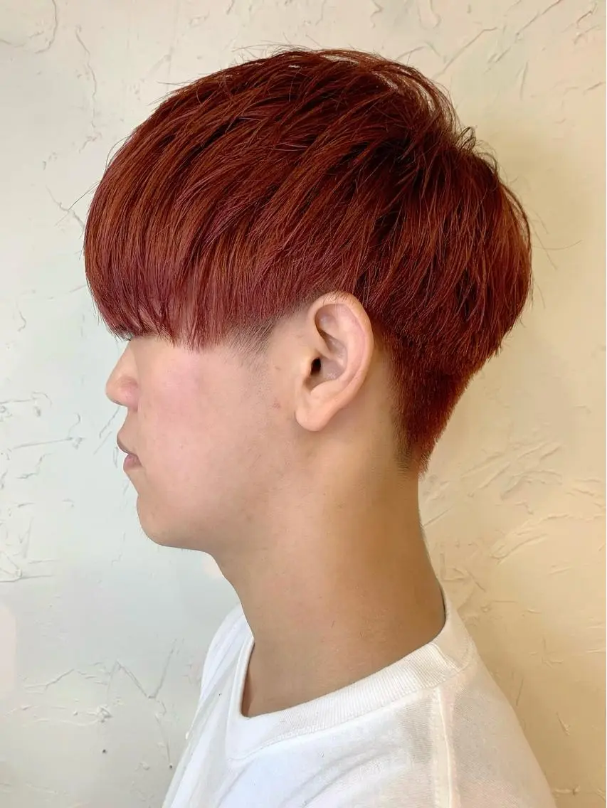 メンズ マッシュ 深沢 秀のヘアスタイル