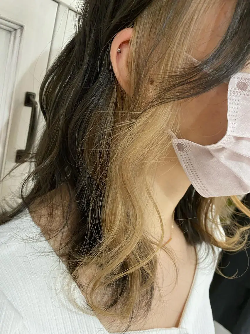 ミディアム カラー PANDOLA あゆり🦋のヘアスタイル