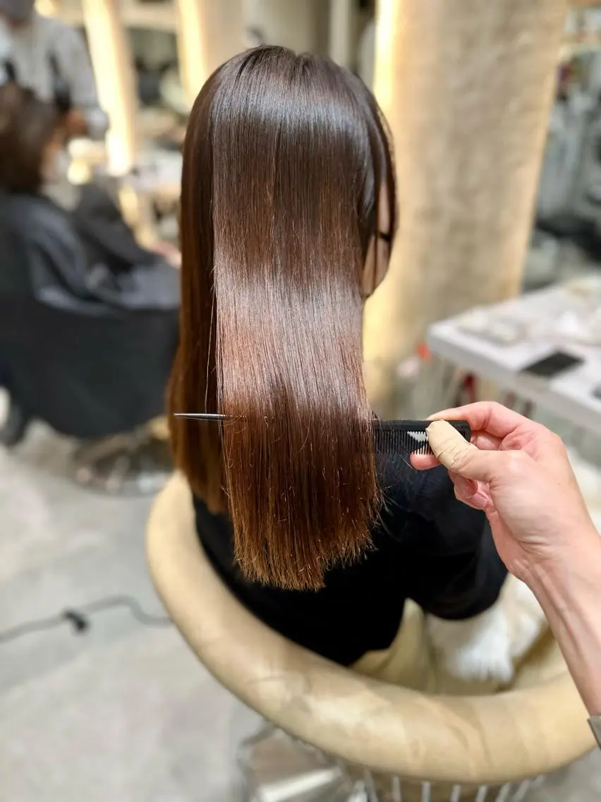 ロング 髪質改善 カット 縮毛矯正 トリートメント Londideal 高橋ヒロシのヘアスタイル