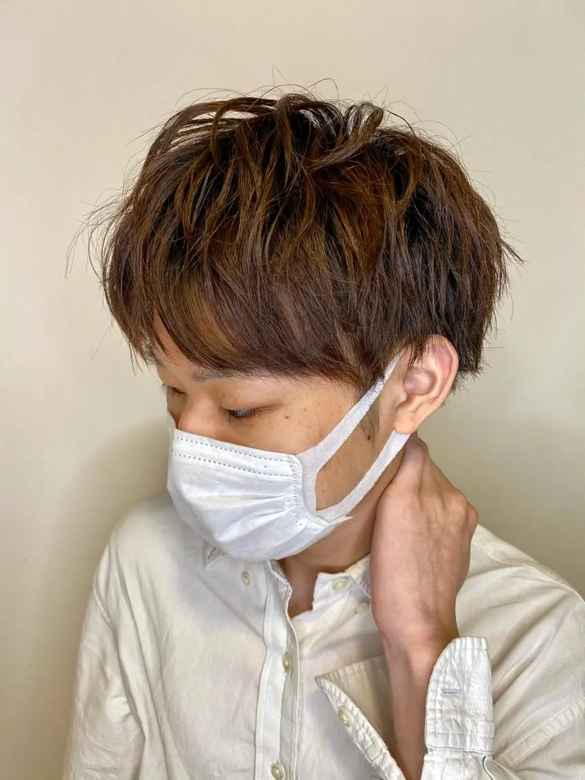 ミディアム メンズ マッシュ 刈り上げ 柳澤 和也のヘアスタイル