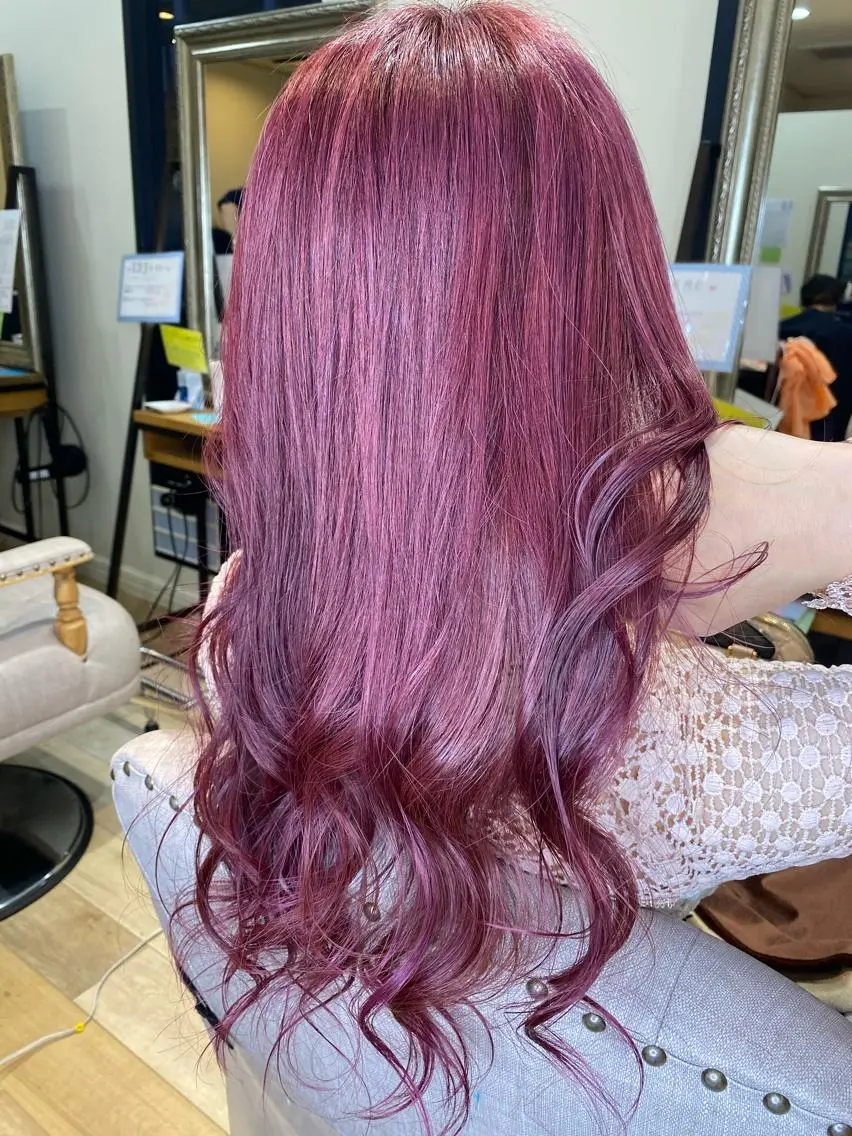 ロング ヘアカラー トリートメント トップスタイリスト/ アユミのヘアスタイル