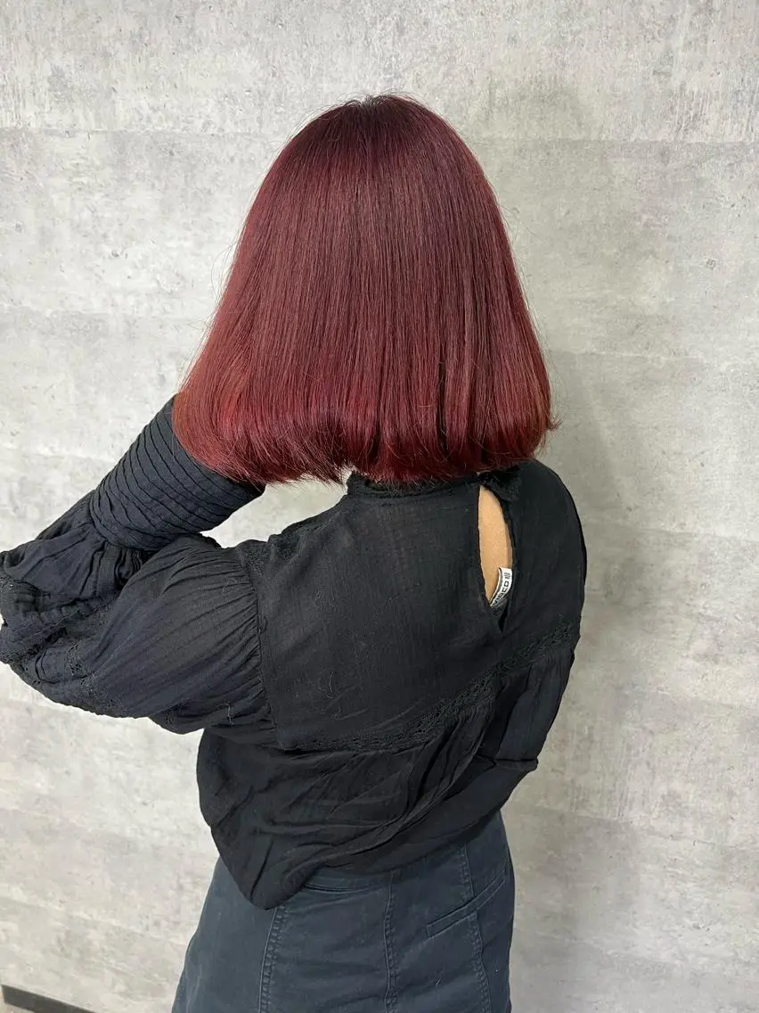 ミディアム カラー ヘアカラー シールエクステ特化 ハイトーン、NANAのヘアスタイル