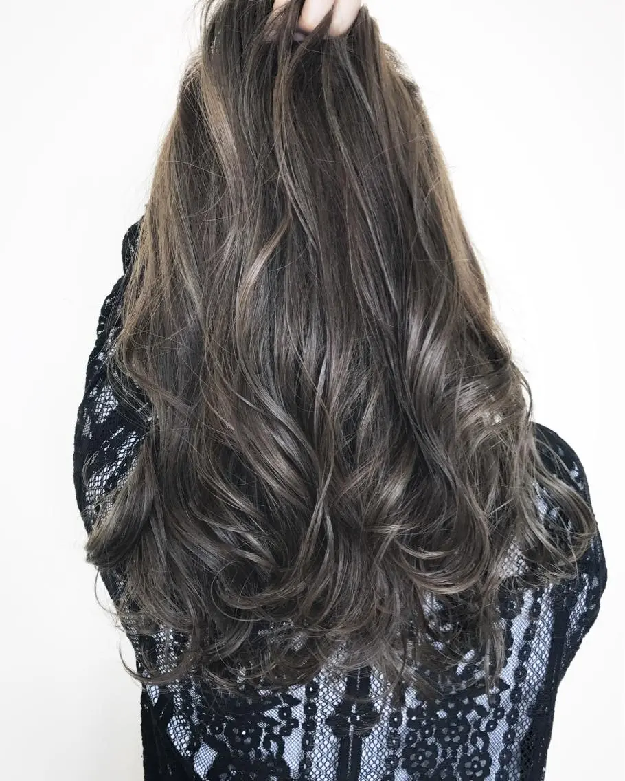 セミロング カラー 髪質改善サロン ARCHE野瀬冬馬のヘアスタイル