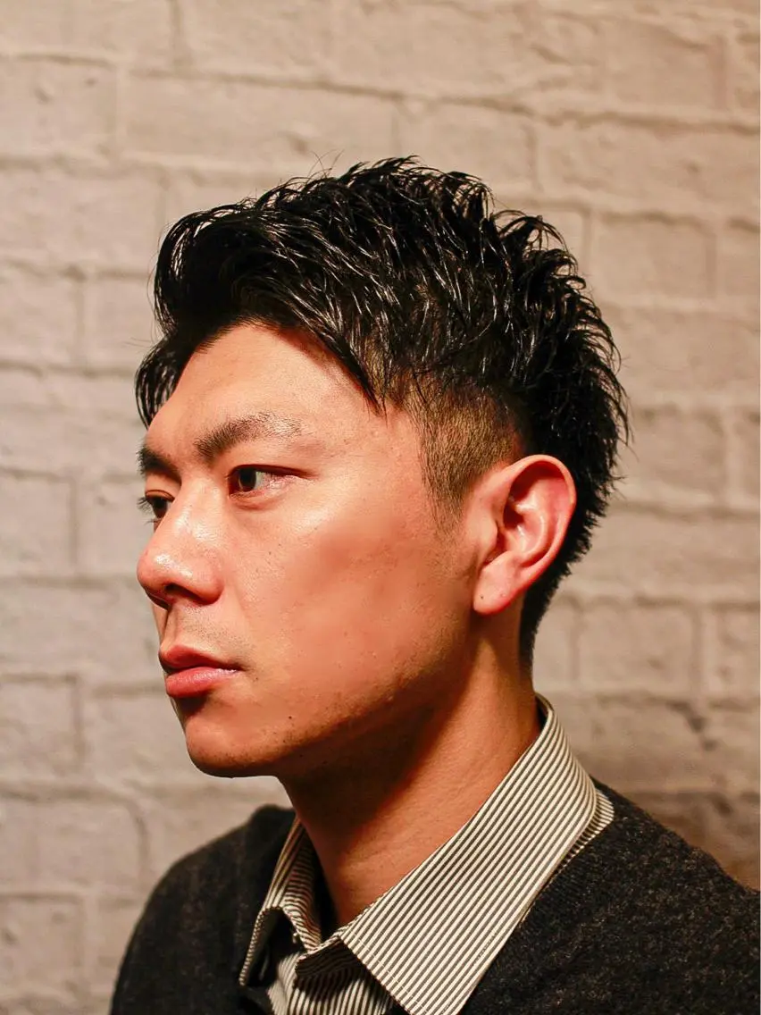 ショート メンズ メンズカット 佐藤優菜のヘアスタイル