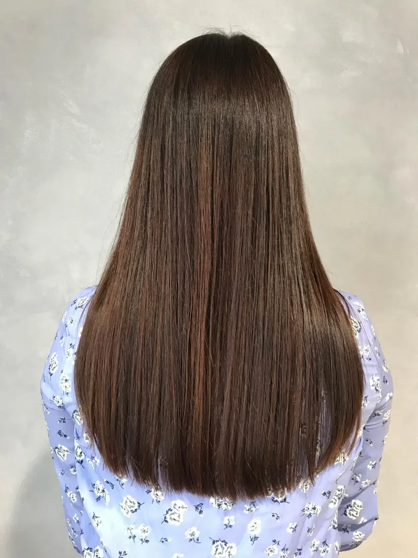 ロング カラー カット ヘアカラー 縮毛矯正 トリートメント 縮毛矯正/髪質改善 🌷あかおのヘアスタイル