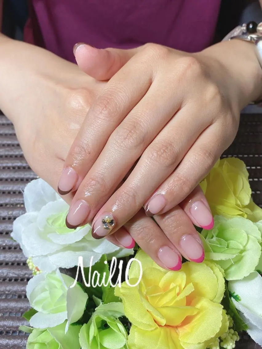 ネイル フレンチネイル ハンドネイル Nail10 Kakoのネイルデザイン