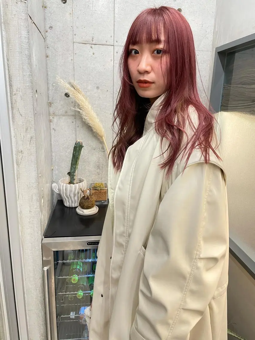 ミディアム カラー カット ヘアカラー トリートメント センスをお届けします 大谷将生infpのヘアスタイル