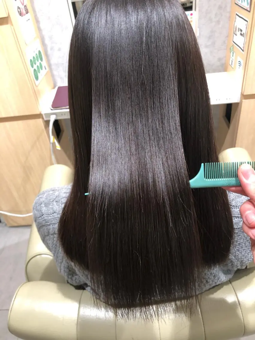 ロング カット 縮毛矯正 トリートメント 【髪質改善特化･ 福田航洋】のヘアスタイル