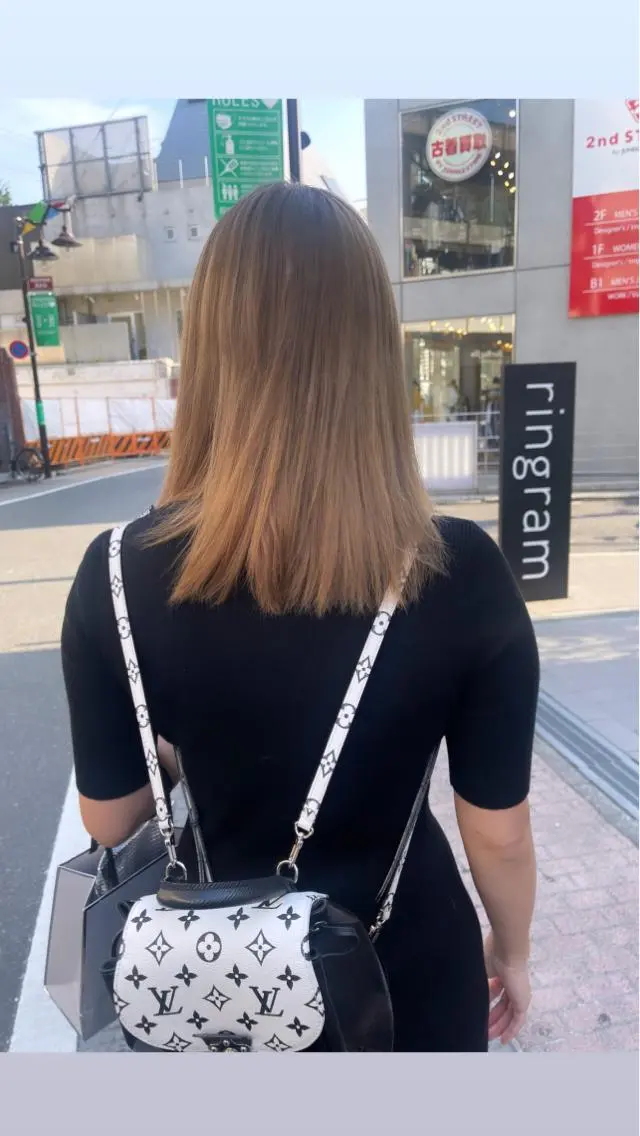 ロング カラー ヘアカラー トリートメント ヘアセット モテ髪提案します💕 髪質改善宗一郎のヘアスタイル