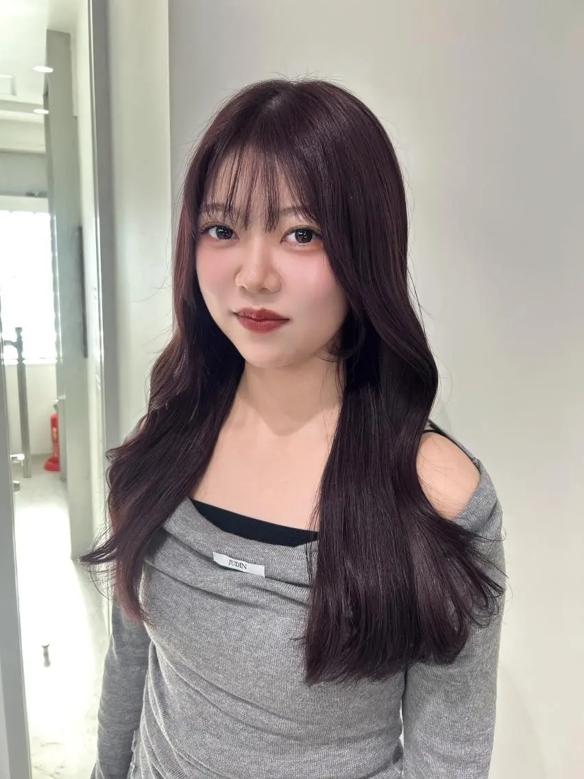 ロング カラー 愛結 暖色カラー🎀🩰のヘアスタイル