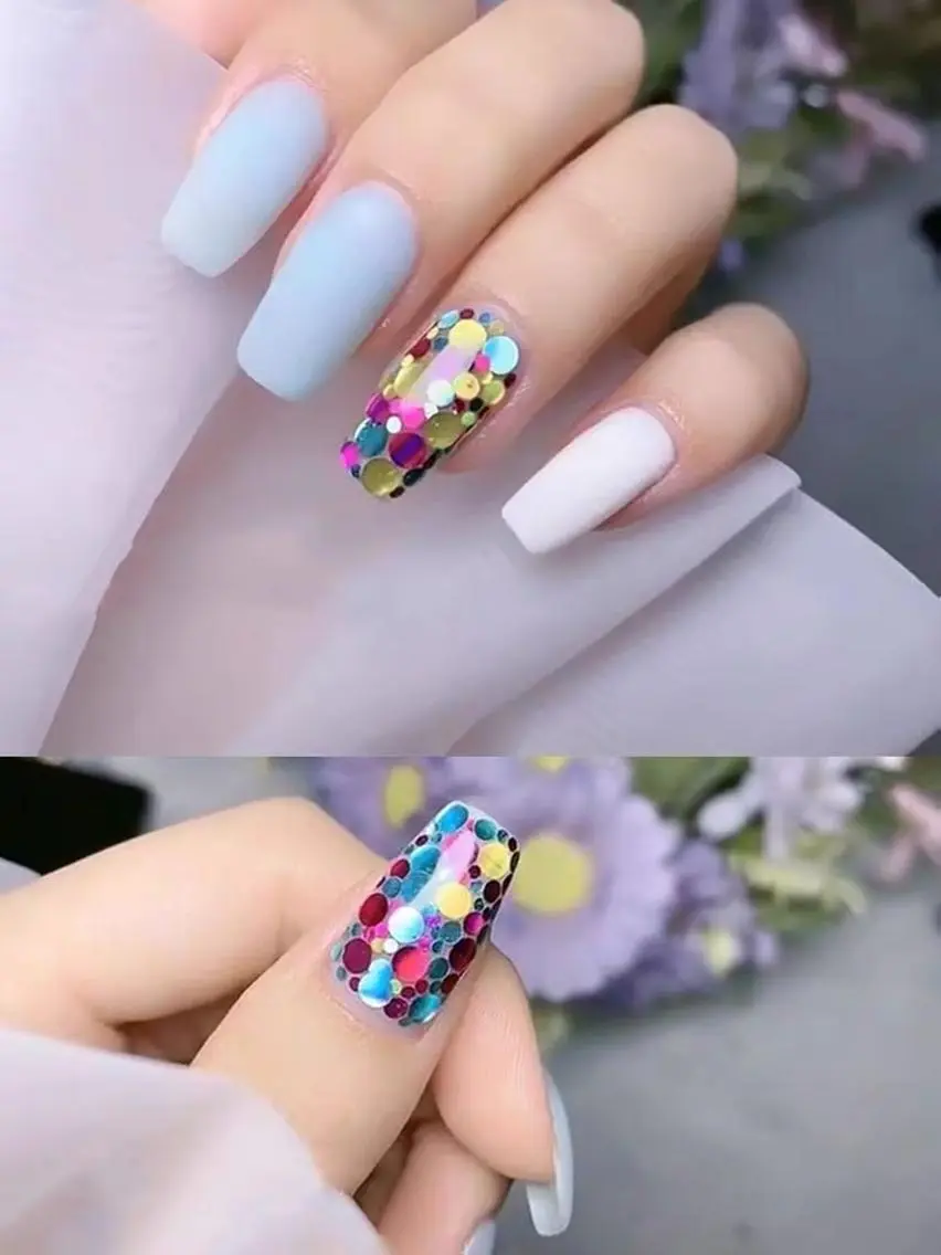 ネイル 🦋ネイルサロン ブラン🌈ゆりのネイルデザイン