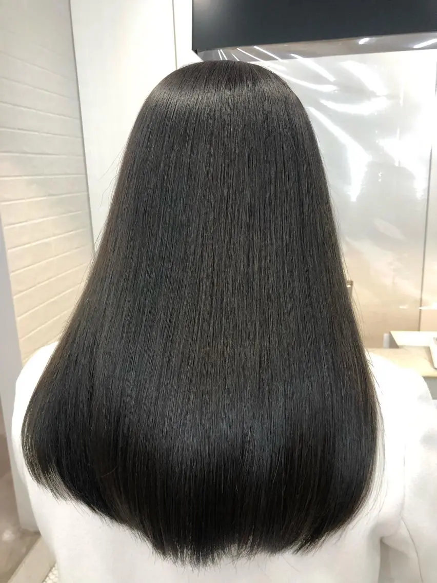 セミロング カット 縮毛矯正 トリートメント 【髪質改善特化･ 福田航洋】のヘアスタイル