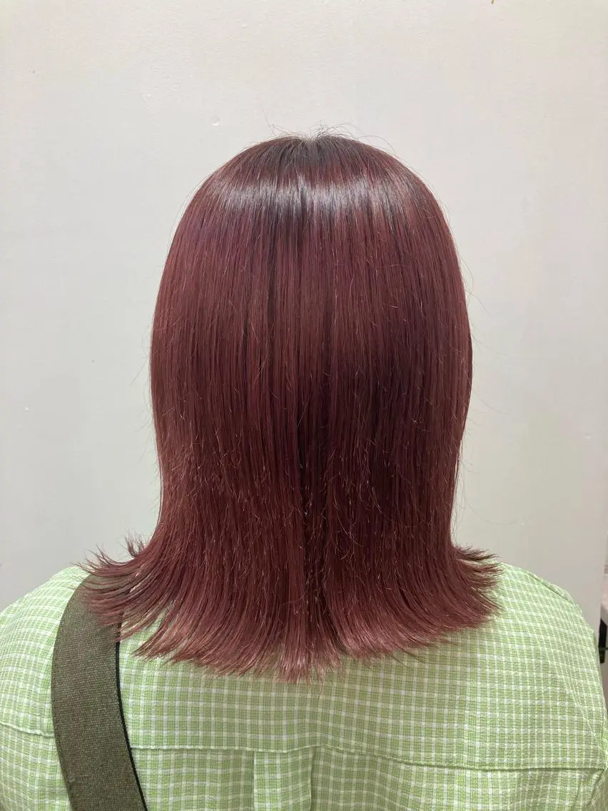 カラー カシス ヘアカラー WAWA miu🌷のヘアスタイル