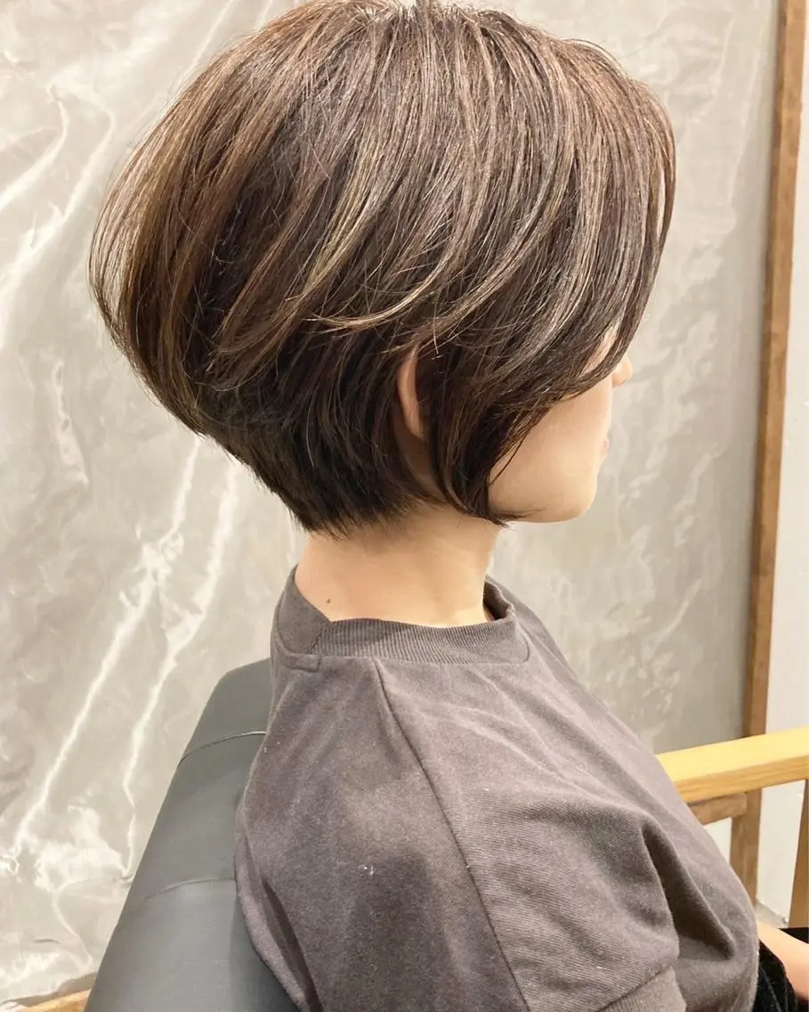 ショート 北新地/縮毛矯正 /あやなのヘアスタイル
