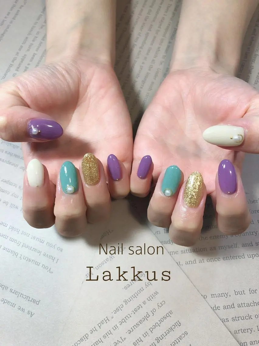 ネイル ハンドネイル Lakkus T－Mのネイルデザイン