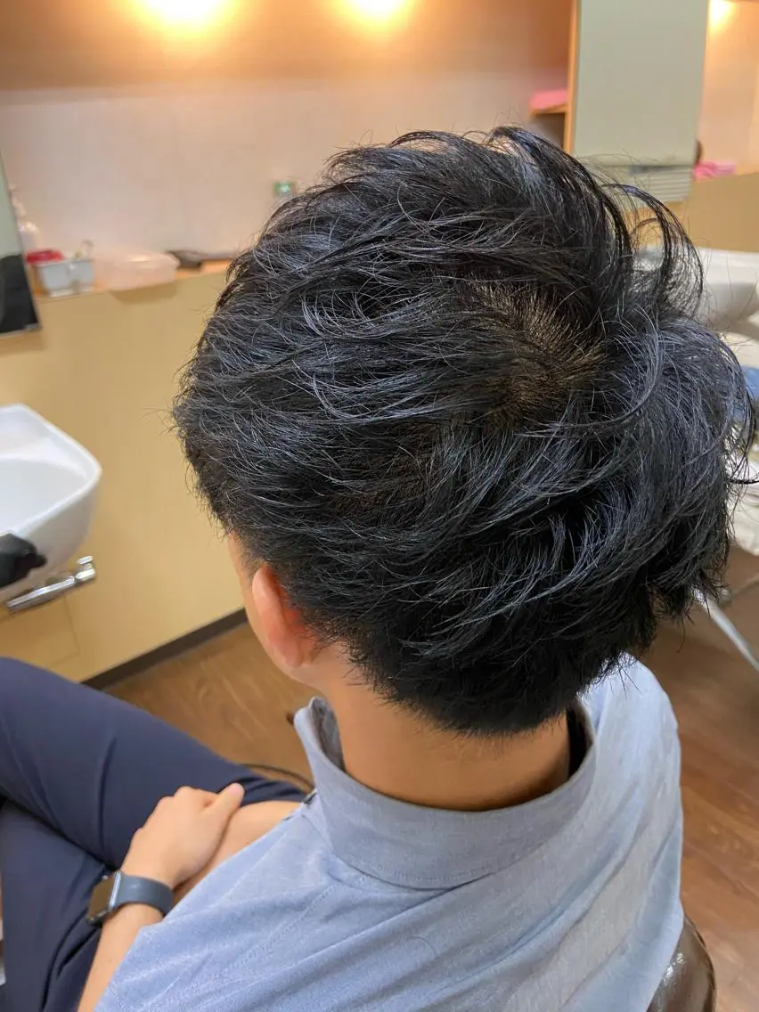 ミディアム dunhill 斉藤 大樹/メンズカットのヘアスタイル